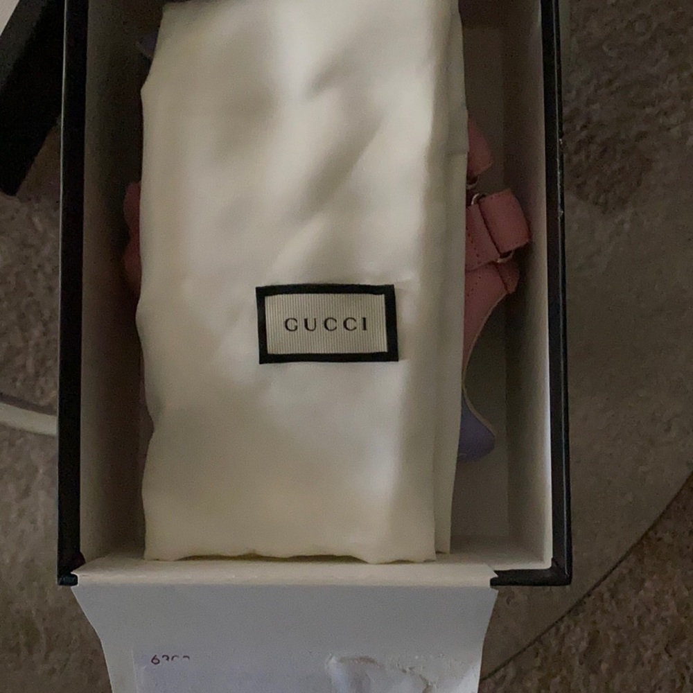Toddler Gucci shoes brand new never wore size. 24 which is a us toddler size 8